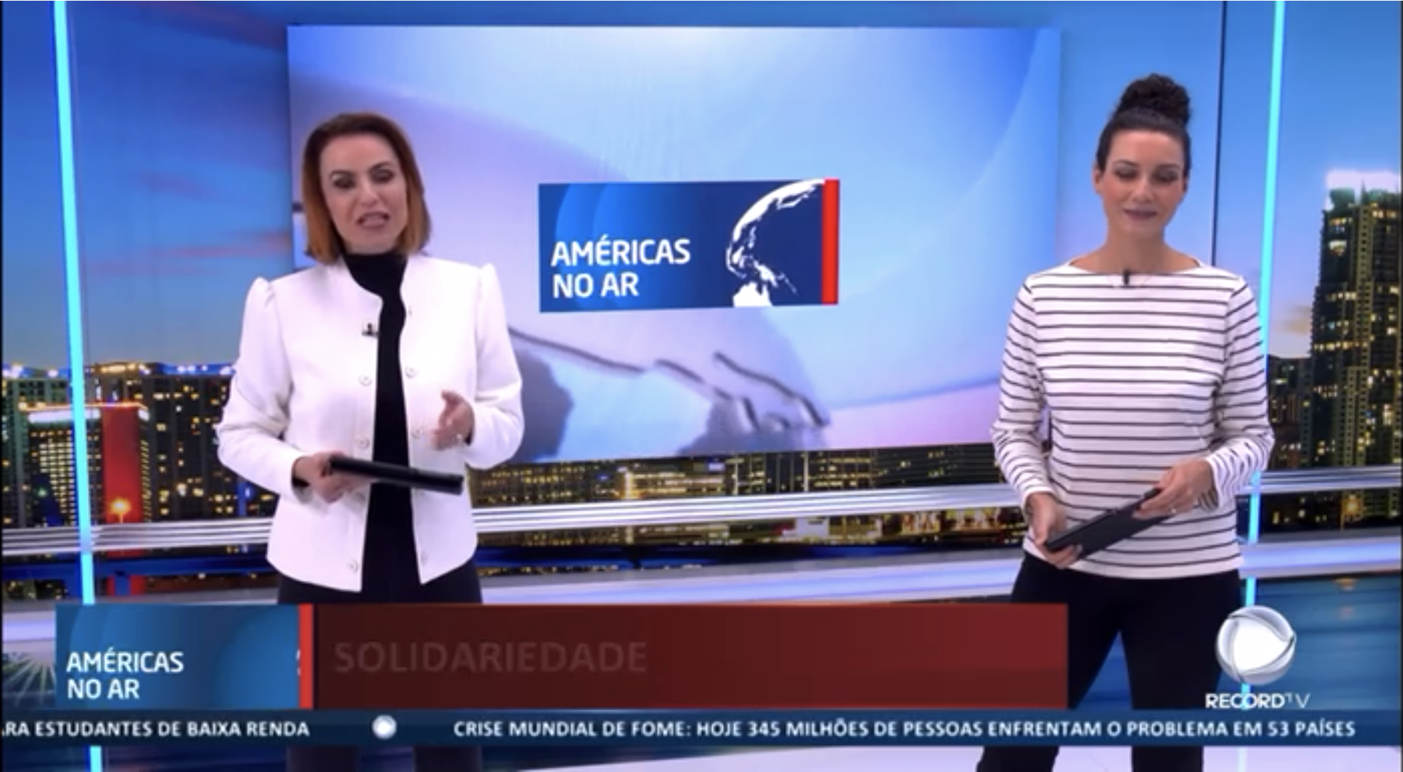 Programa Americas no Ar da TV Record Internacional